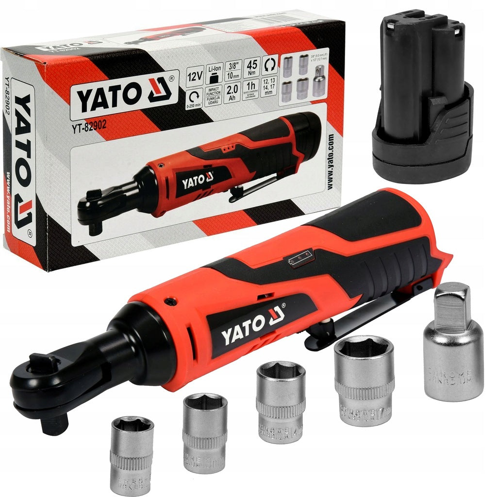 CHICHARRA INAL 12V 3/8" 45NM 1 BATERIA 2AH - YATO