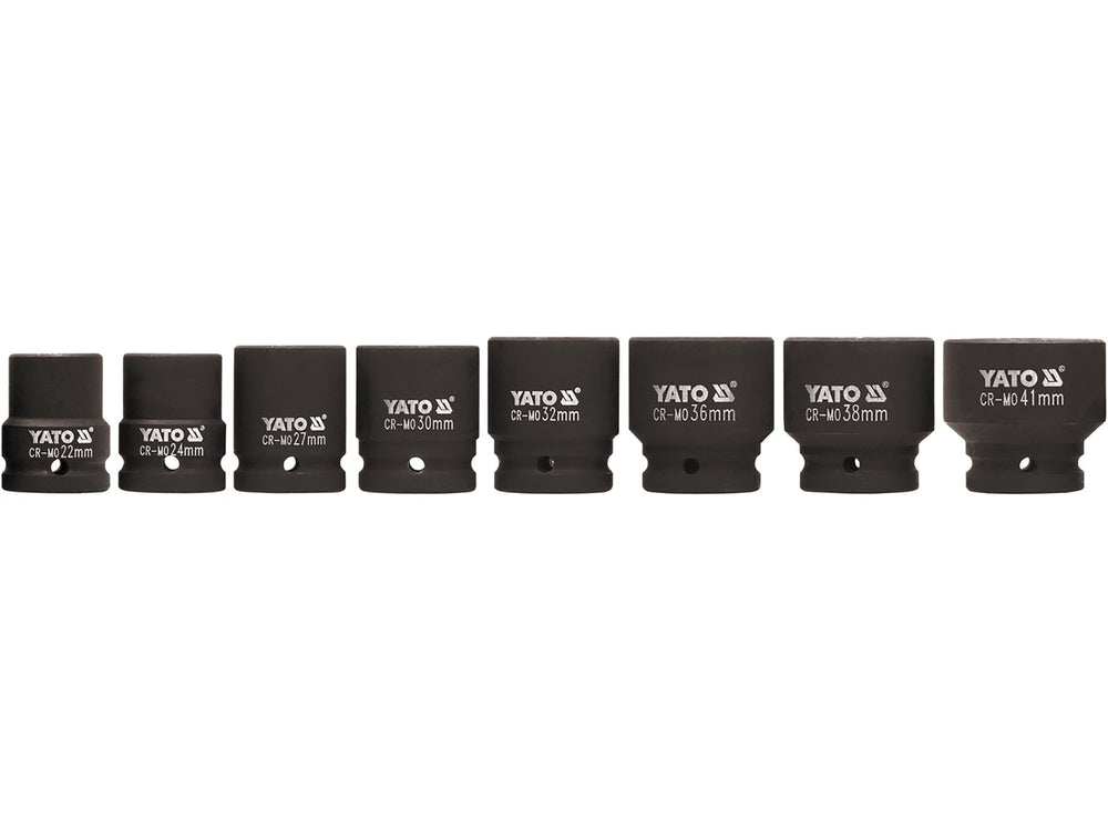 Set Dado De Impacto Hexagonal 3/4 8 Pcs - Yato