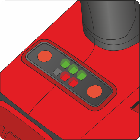 LLAVE IMPACTO INAL BRUSH 850NM 1/2" 18V 1X4AH