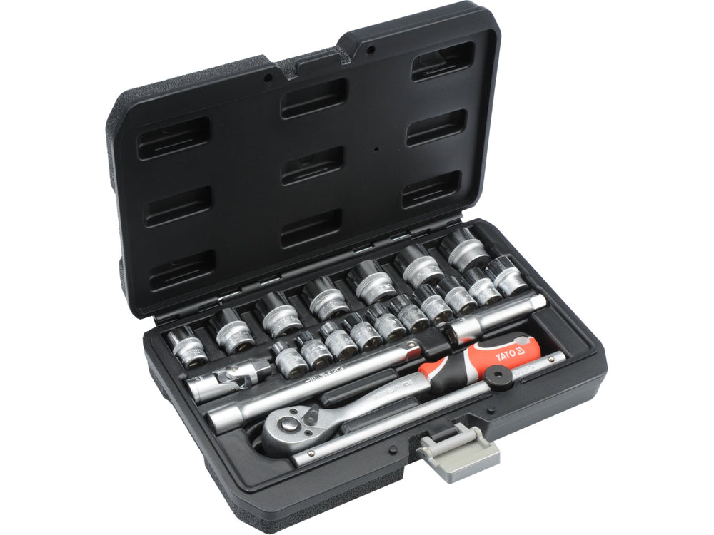 Set De Dados Y Puntas 3/8 22 Pcs - Yato