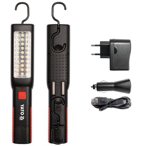 Lámpara Trabajo 30 Led Recargable 12v Sec - Yato
