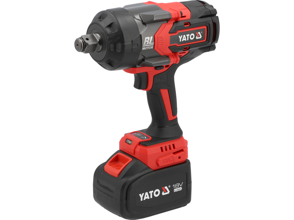 Llave Impacto Inalámbrica Brushless 2400nm 3/4" 18V 6Ah - Yato