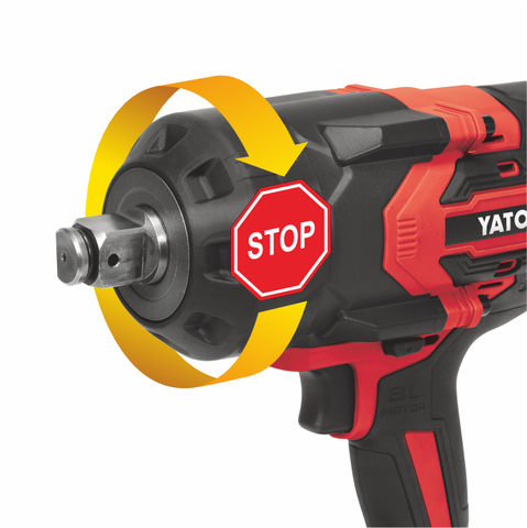 Llave Impacto Inalámbrica Brushless 2400nm 3/4" 18V 6Ah - Yato