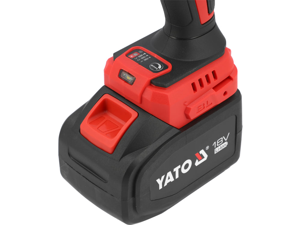 Llave Impacto Inalámbrica Brushless 2400nm 3/4" 18V 6Ah - Yato
